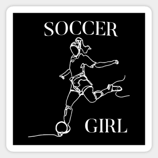 Soccer Girl Sticker